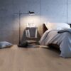 Oak Parquet Trinity Rustical 1-strip beveled hand scraped white oiled – 8