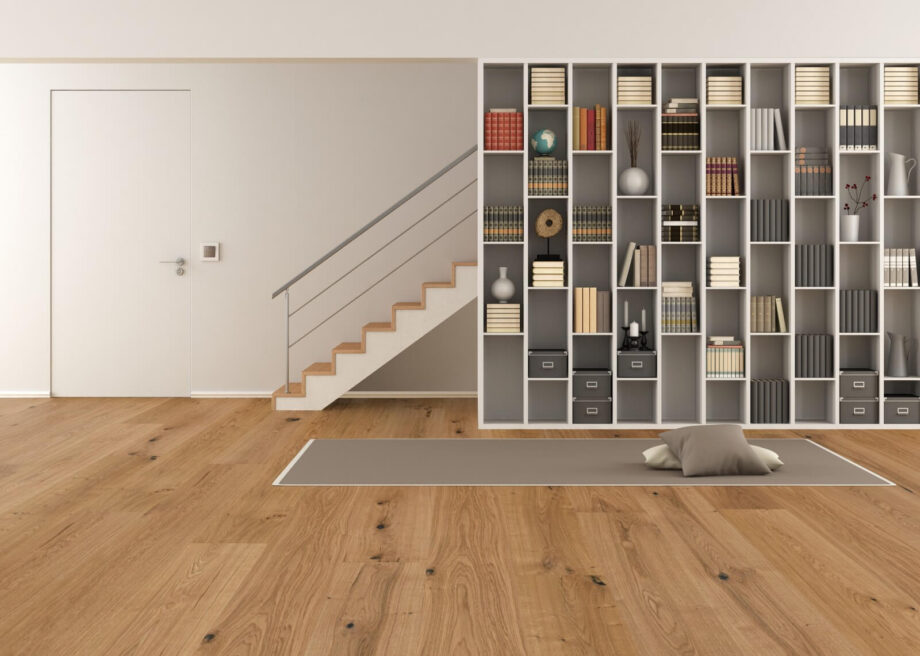 Parquet floor Trinity Oak Rustical 1-strip beveled hand scraped oiled – 10