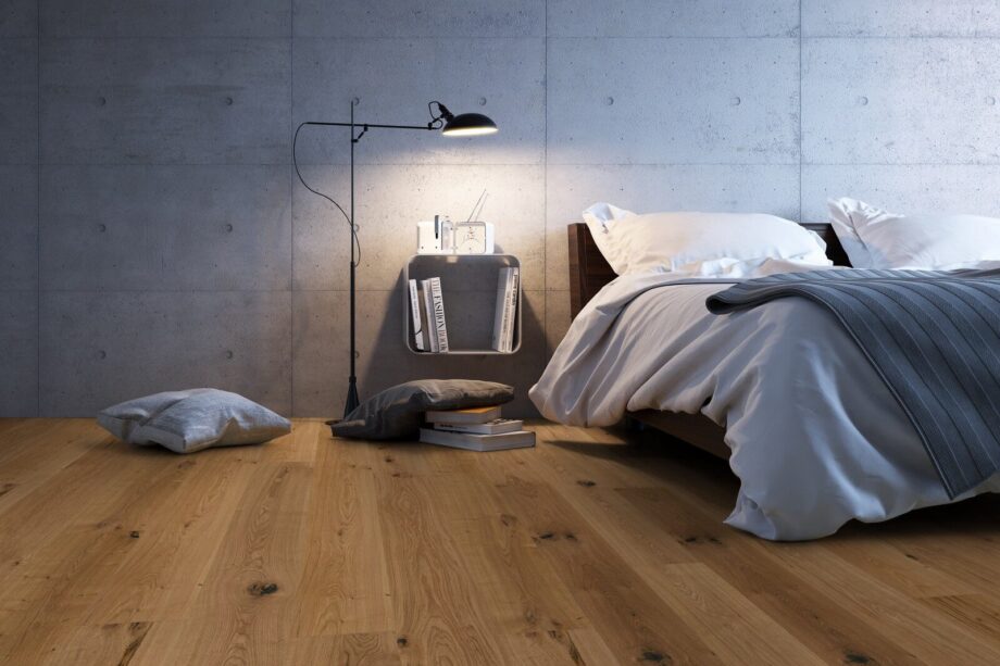 Parquet floor Trinity Oak Rustical 1-strip beveled hand scraped oiled – 11