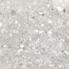 Terrazzo effect matt porcelain floor tile Tau Clemon Silver, 60x60 and 60x120 cm, silver grey, R10, rectified – 4