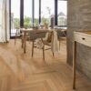Kalasaba parkett Tamm Natur 13 õlivahatatud – vaade 2 Herringbone parquet flooring Bauwerk Monopark Oak Natur 13 oil waxed – 2