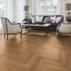 Kalasaba parkett Tamm Natur 13 õlivahatatud – vaade 5 Herringbone parquet flooring Bauwerk Monopark Oak Natur 13 oil waxed – 5