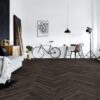 herrinbone-floor-thede-and-witte-oak-vintage-blackstone-beveled-oiled Herringbone floor Thede and Witte Oak Vintage Blackstone beveled oiled, installed in the living room.