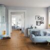 Herringbone floor Thede & Witte Oak Knotty beveled brushed and oiled – 6