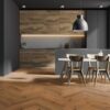 Herringbone floor Thede & Witte Oak Knotty beveled brushed and oiled – 7