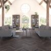 Herringbone floor Thede & Witte Oak Vintage Blackstone beveled and oiled – view 3 Herringbone floor Thede & Witte Oak Vintage Blackstone beveled and oiled – 3
