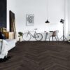 Herringbone floor Thede & Witte Oak Vintage Blackstone beveled and oiled – view 4 Herringbone floor Thede & Witte Oak Vintage Blackstone beveled and oiled – 4
