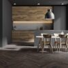 Herringbone floor Thede & Witte Oak Vintage Blackstone beveled and oiled – view 6 Herringbone floor Thede & Witte Oak Vintage Blackstone beveled and oiled – 6