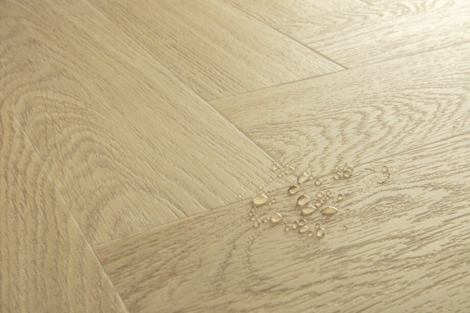 Herringbone Vinyl floor LVT Quick-Step Pristine serene oak light natural – 2