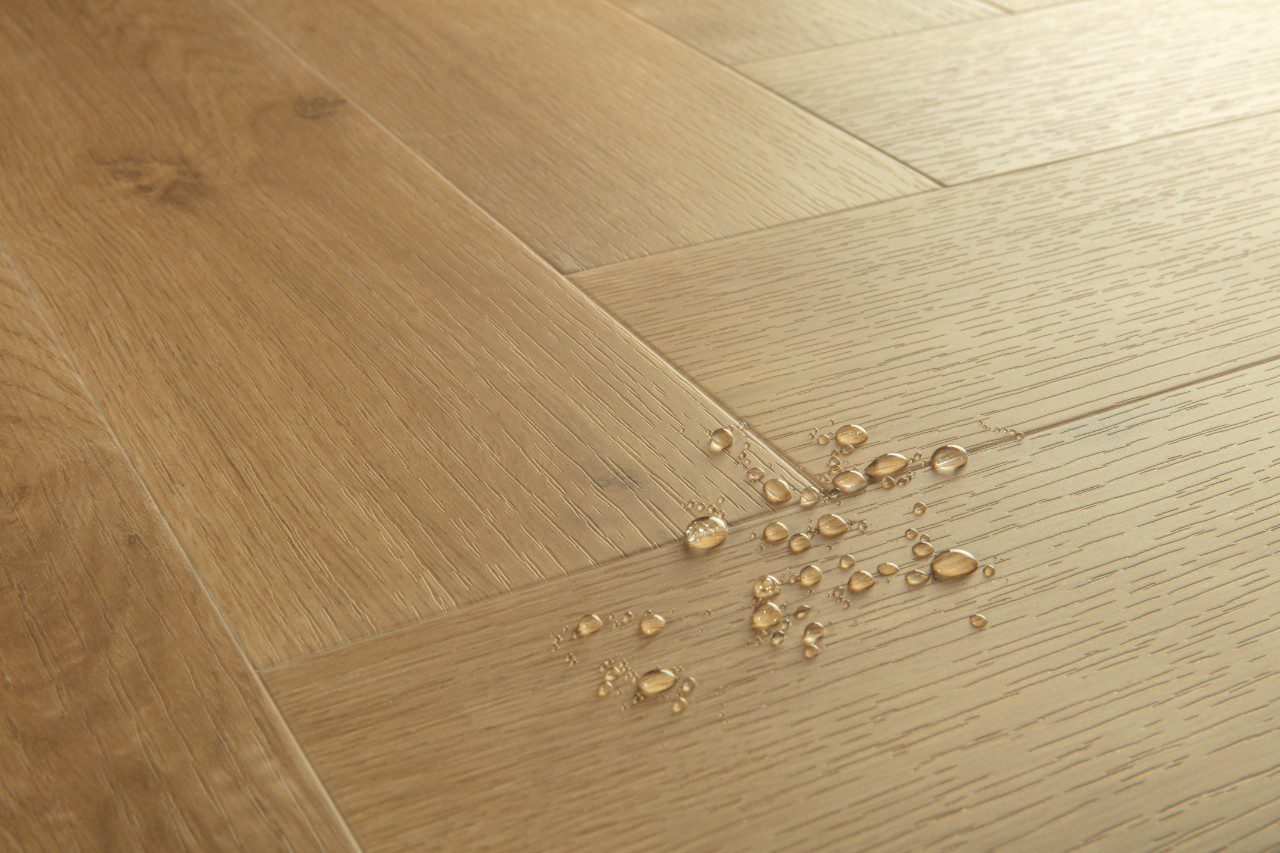 LVT herringbone floor Quick-Step Pristine Ocean Bliss Warm Honey – 2