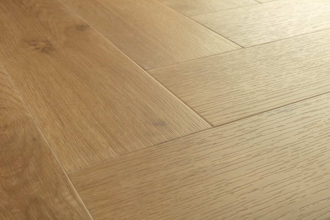 LVT herringbone floor Quick-Step Pristine Ocean Bliss Warm Honey – 3