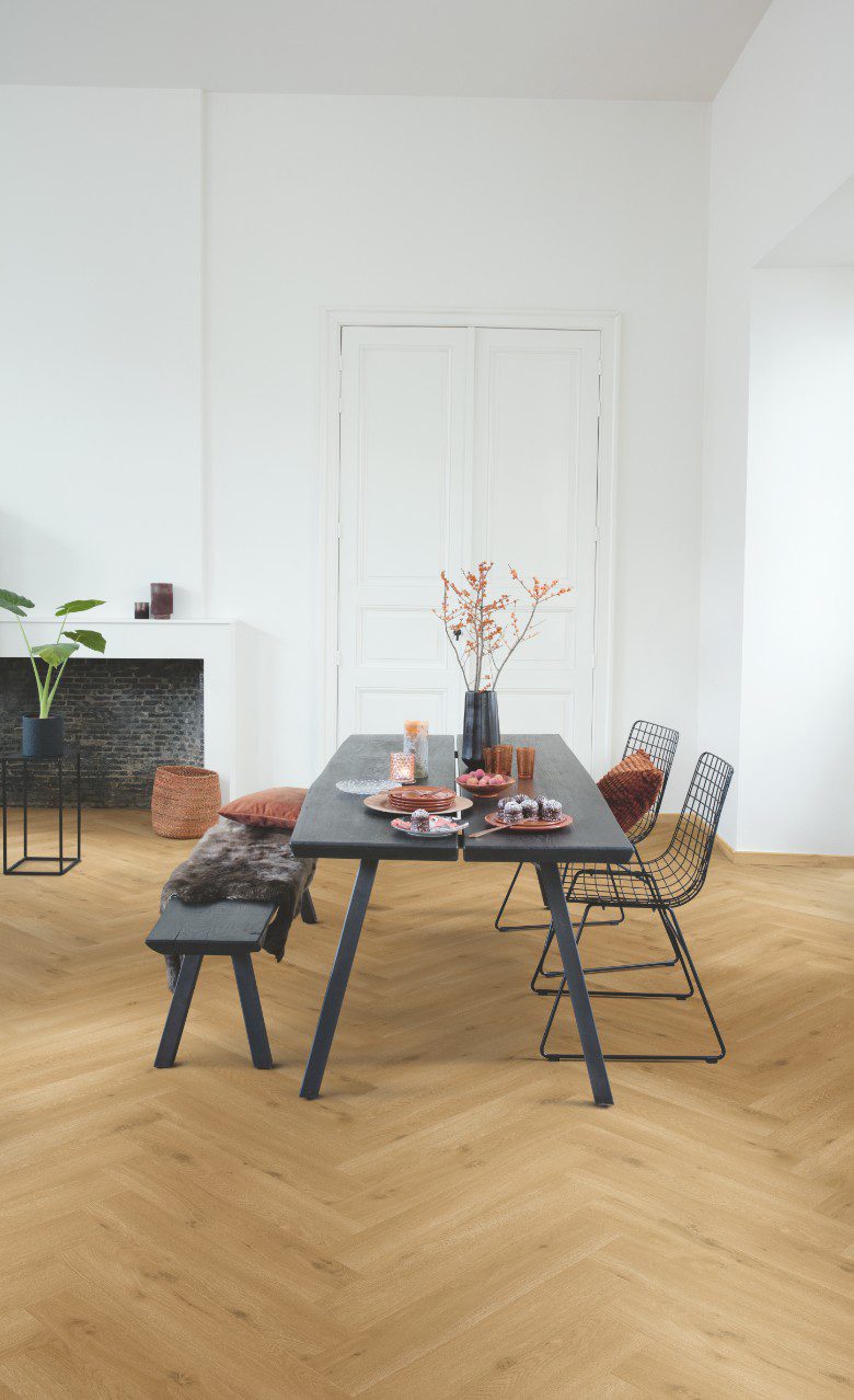 LVT herringbone floor Quick-Step Pristine Ocean Bliss Warm Honey – 4