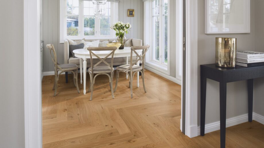 Herringbone parquet flooring Oak Mix oil-waxed 140 mm – 3