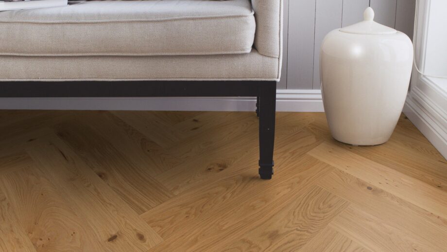 Herringbone parquet flooring Oak Mix oil-waxed 140 mm – 4