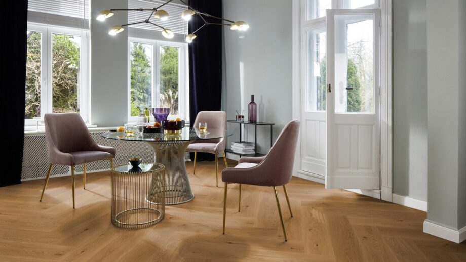 Herringbone Floor Oak Mix Oil-Waxed 180mm XXL – 3