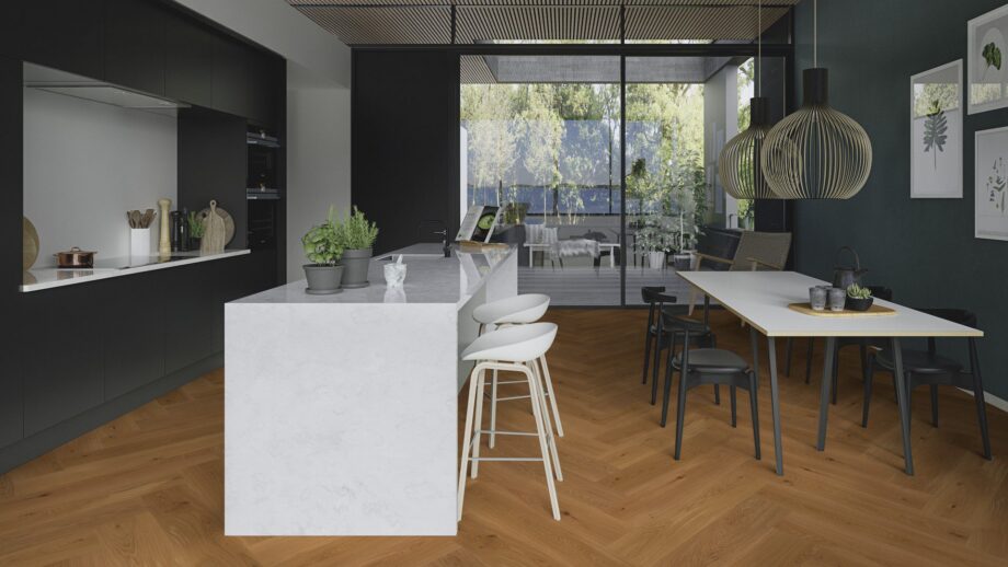 Herringbone Floor Oak Mix Oil-Waxed 180mm XXL – 4