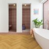 Herringbone laminate Quick-Step Impressive Design Cumin Oak – view 4 Herringbone laminate Quick-Step Impressive Design Cumin Oak – 4