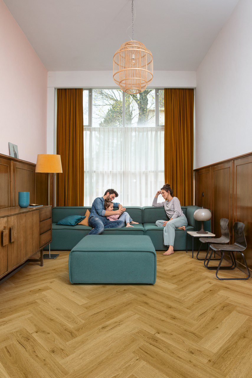Herringbone Vinyl floor Quick-Step Ciro Botanic Smoked Oak – 4