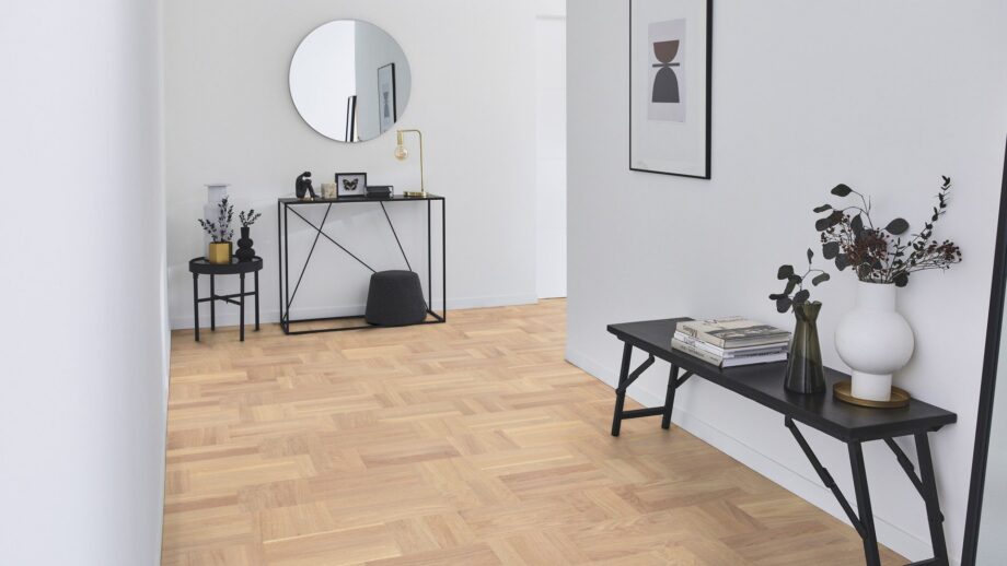 Parquet Tarkett Grace Oak Era Dutch pattern extra matt lacquer – view 5 Parquet Tarkett Grace Oak Era Dutch pattern extra matt lacquer – 5