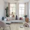 LVT floor Quick-Step Bloom Cotton Oak White Blush – 4