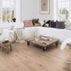 Parquet floor Bauwerk Casapark Oak 46 white oil waxed 138mm – 7