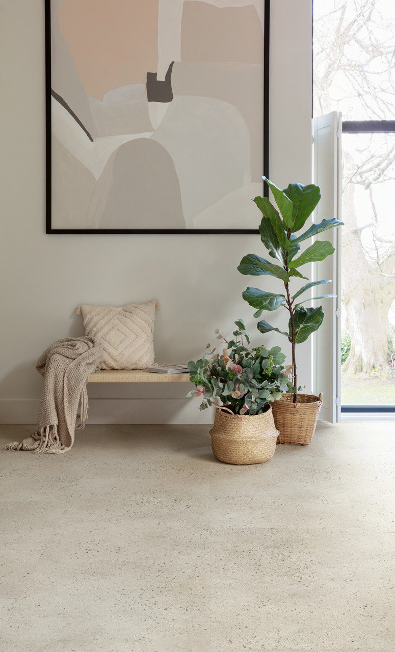 Vinyl flooring tiles Quick-Step Illume Oyster concrete – 10