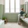 Vinyl flooring tiles Quick-Step Illume Oyster concrete – view 13 Vinyl flooring tiles Quick-Step Illume Oyster concrete – 13