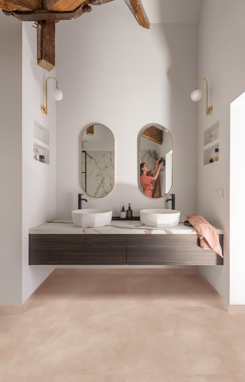 Vinyl tile flooring Quick-Step Illume Soft blush – 7