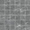 Marmorefektiga matt mosaiikplaat Tau Elite Graphite 5x5, 30x30 cm, grafiithall
