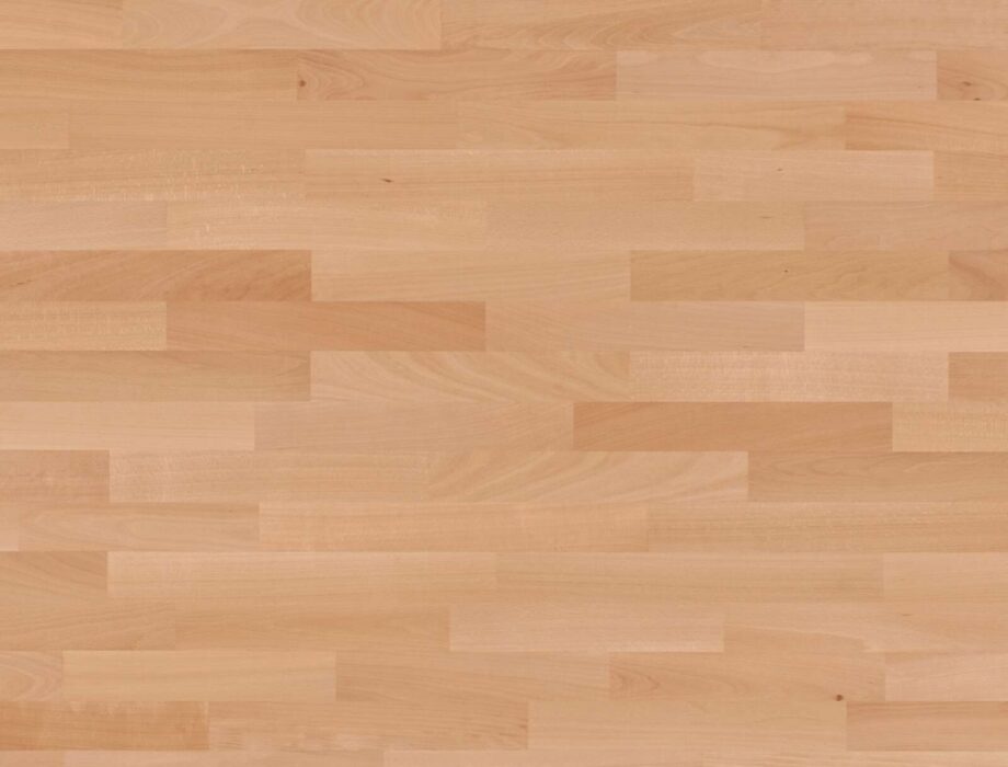 3-Strip Parquet Flooring Bauwerk Triopark Steamed Beech 14 matt lacquered – board view 3-Strip Parquet Flooring Bauwerk Triopark Steamed Beech 14 matt lacquered