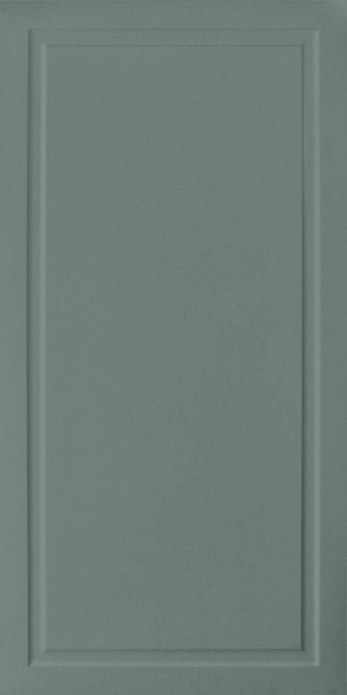 Relief ceramic wall tile ABK Boiserie Green, 60x120 cm, 8.5 mm, matt