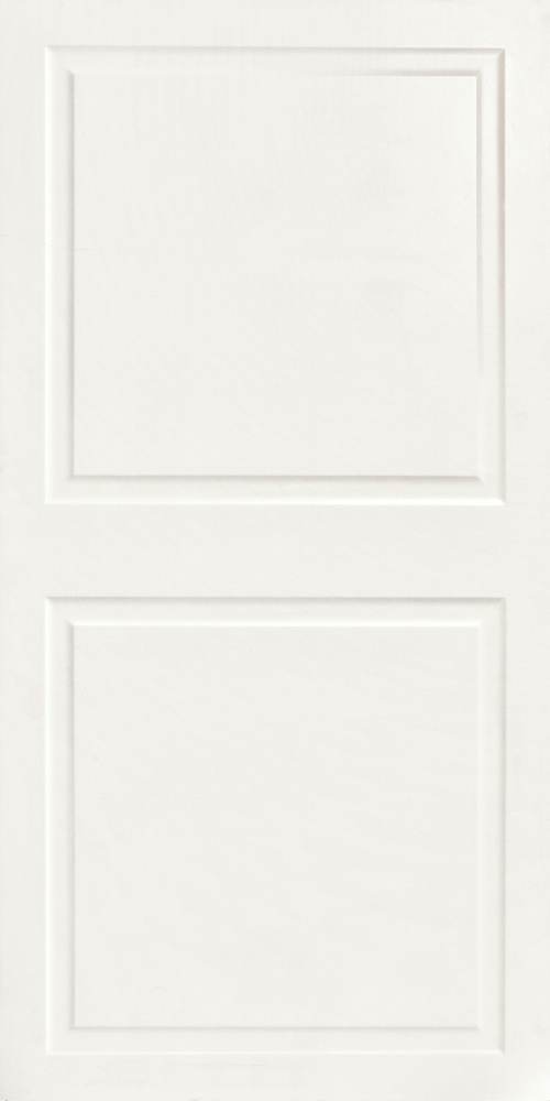 Relief ceramic wall tile ABK Boiserie Square White, 60x120 cm, 8.5 mm, matt