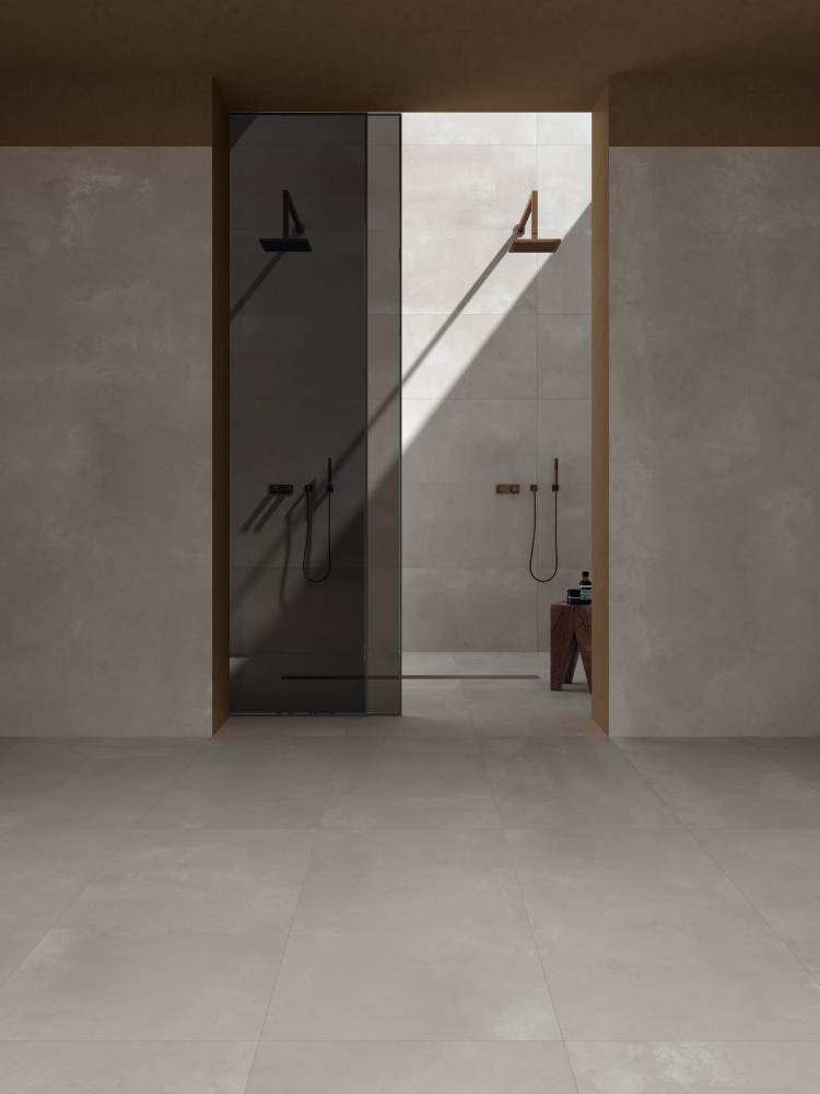Concrete effect outdoor porcelain tile ABK LAB325 Base Ash, 60x60 cm, 20 mm, outdoor, slip-resistant R11