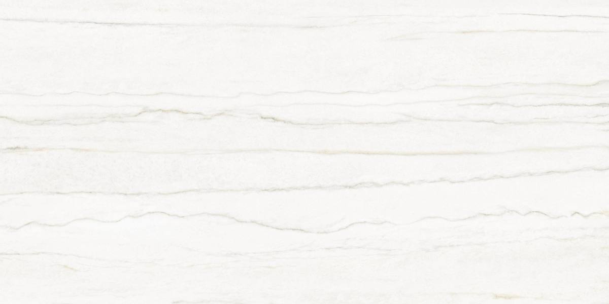 Marble effect porcelain tiles ABK Sensi Nuance White Macaubas, 60x120 cm, 8.5 mm, polished 3D textured (lux 3D)