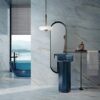 Marble effect porcelain ABK Sensi Nuance Deep River – view 4 Marble effect large porcelain slab ABK Sensi Nuance Deep River, 120x280 cm, 6 mm, polished 3D textured (lux 3D) – 4