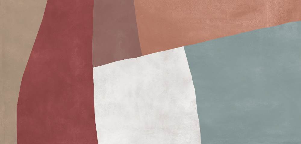 Patterned decorative porcelain tile ABK Wide&Style Moodboard B, 120x240 cm (4 x 60x120 cm), 8.5 mm, matt