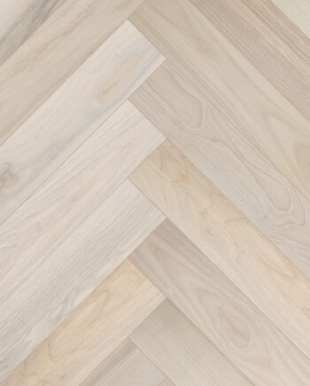 Ash Herringbone Parquet Esta Elegant Frost Ivory Pores 600 mm extra matt lacquered