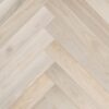 Ash Herringbone Parquet Esta Elegant Frost Ivory Pores 700 mm extra matt lacquered – close-up Ash Herringbone Parquet Esta Elegant Frost Ivory Pores 700 mm extra matt lacquered – 2