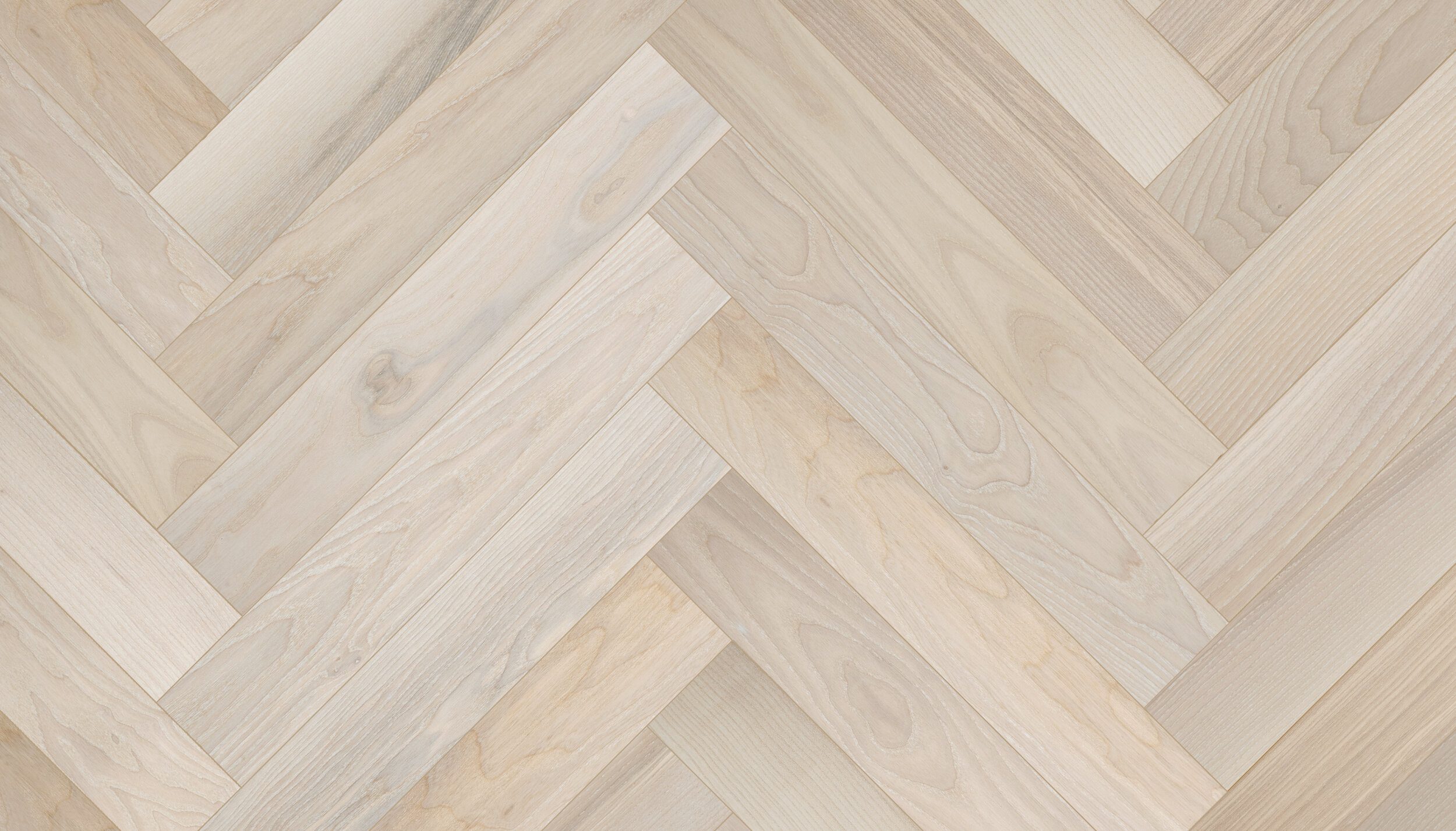 Ash Herringbone Parquet Esta Elegant Frost Ivory Pores 700 mm extra matt lacquered – 2