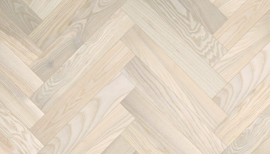 Ash Herringbone Parquet Esta Elegant Nordic 700 mm extra matt lacquered – close-up Ash Herringbone Parquet Esta Elegant Nordic 700 mm extra matt lacquered – 2