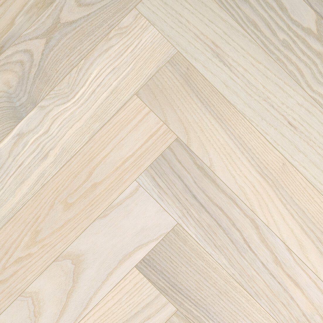 Ash Herringbone Parquet Esta Elegant Nordic 700 mm extra matt lacquered