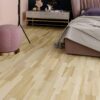 Ash Parquet Flooring 3-Strip Esta Elegant Pure Line extra matt lacquered – close-up Ash Parquet Flooring 3-Strip Esta Elegant Pure Line extra matt lacquered – 3