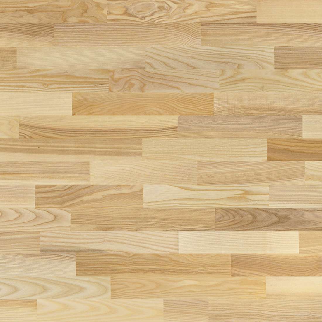Ash Parquet Flooring 3-Strip Esta Elegant Pure Line extra matt lacquered