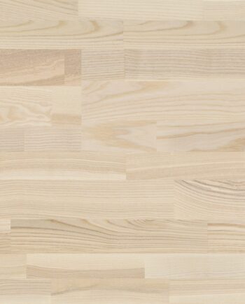Ash Parquet Flooring 3-Strip Esta Elegant White matt lacquered