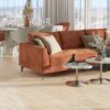 Ash Parquet Flooring 3-Strip Esta Elegant White matt lacquered – in an interior Ash Parquet Flooring 3-Strip Esta Elegant White matt lacquered – 2