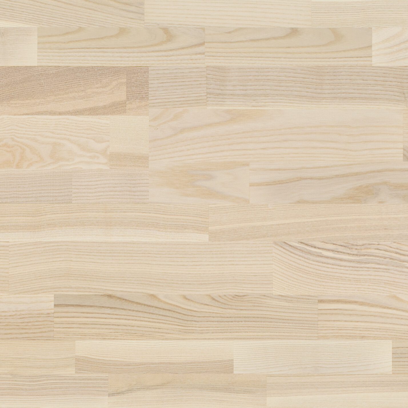 Ash Parquet Flooring 3-Strip Esta Elegant White matt lacquered