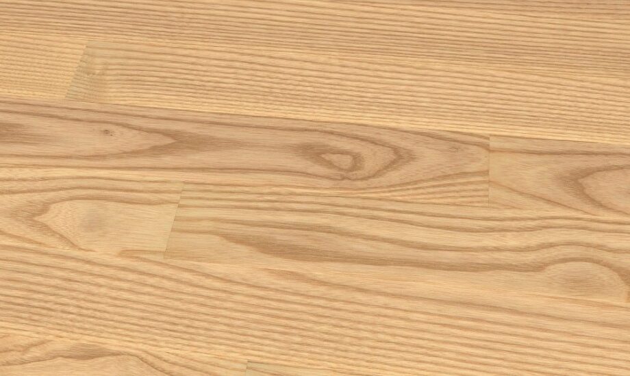 Ash Parquet Flooring Select/Natur, solid strip parquet, unfinished, 22 x 70 x 500 mm