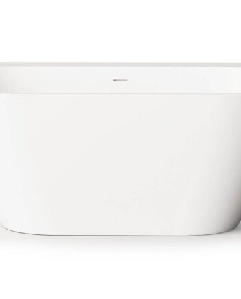 Back-to-Wall Bath PAA DECO WALL 166x81 cm, Silkstone