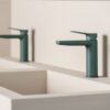 Basin mixer Emmevi Altura 34003TC without waste, forest green Basin mixer Emmevi Altura 34003TC without waste – 5