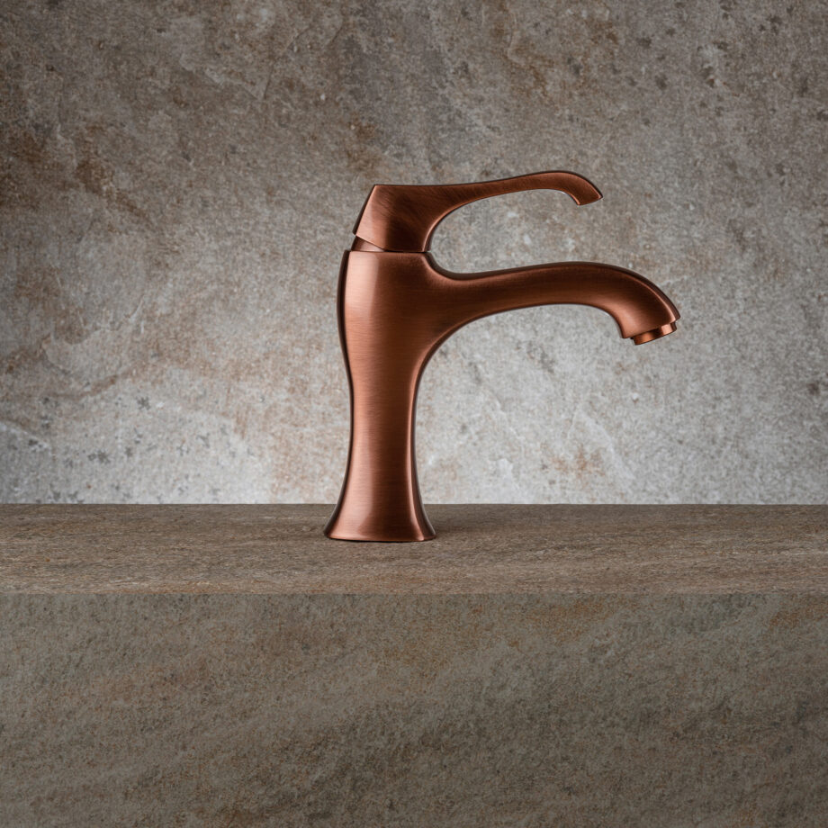 Basin mixer Emmevi Ares 76003 with pop-up waste, copper Basin mixer Emmevi Ares 76003 with pop-up waste – 3